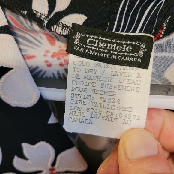 Clientele floral sleeveless top size M - Picture 5 of 9